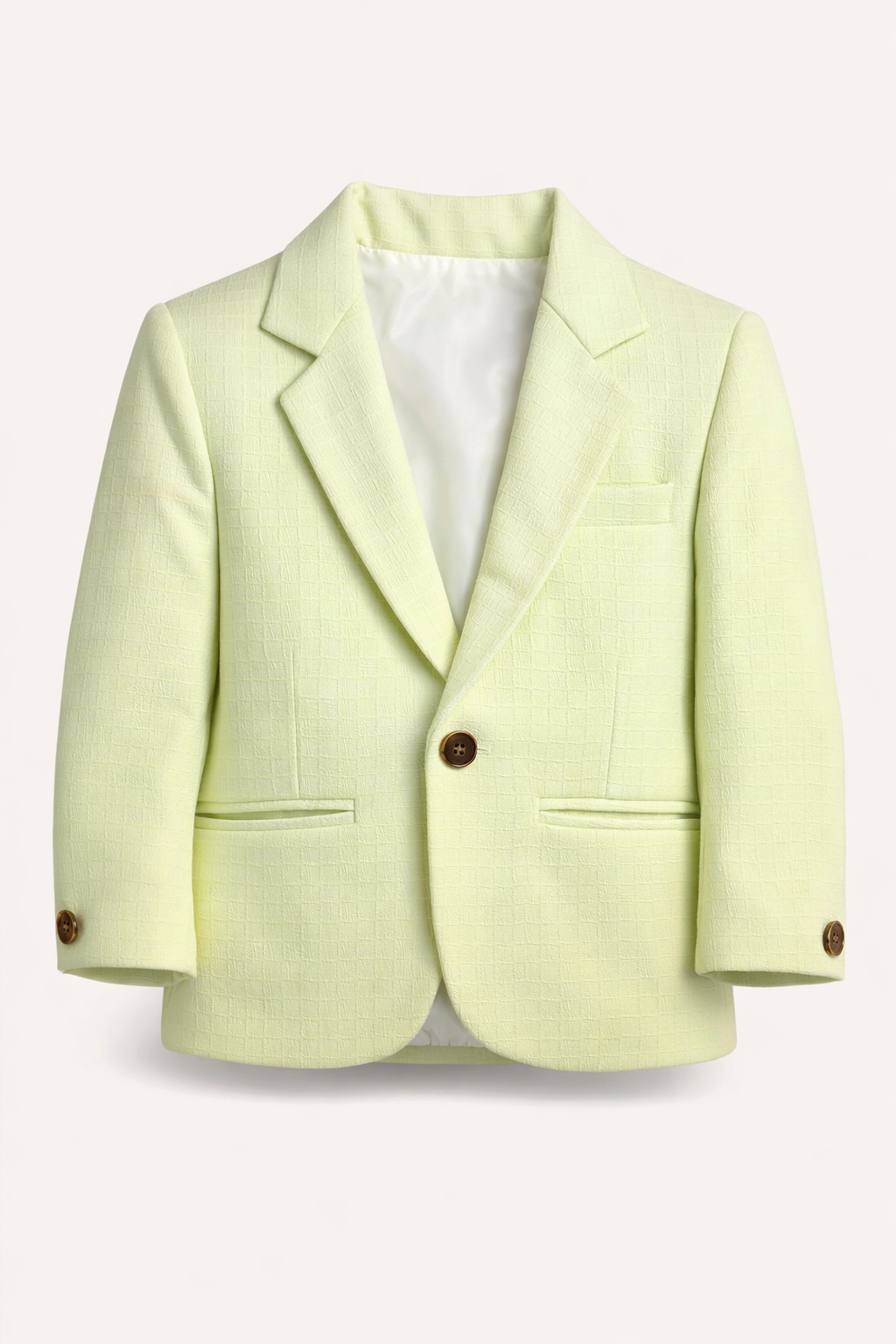 Boys Mint Green Thin Blazer