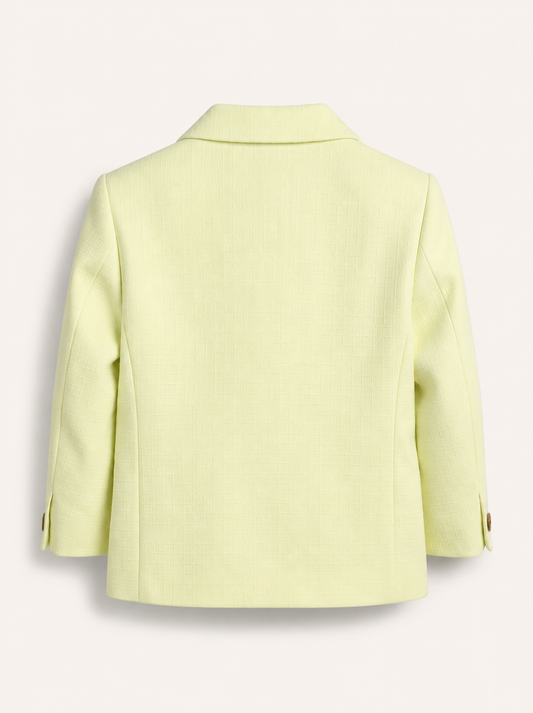 Boys Mint Green Thin Blazer
