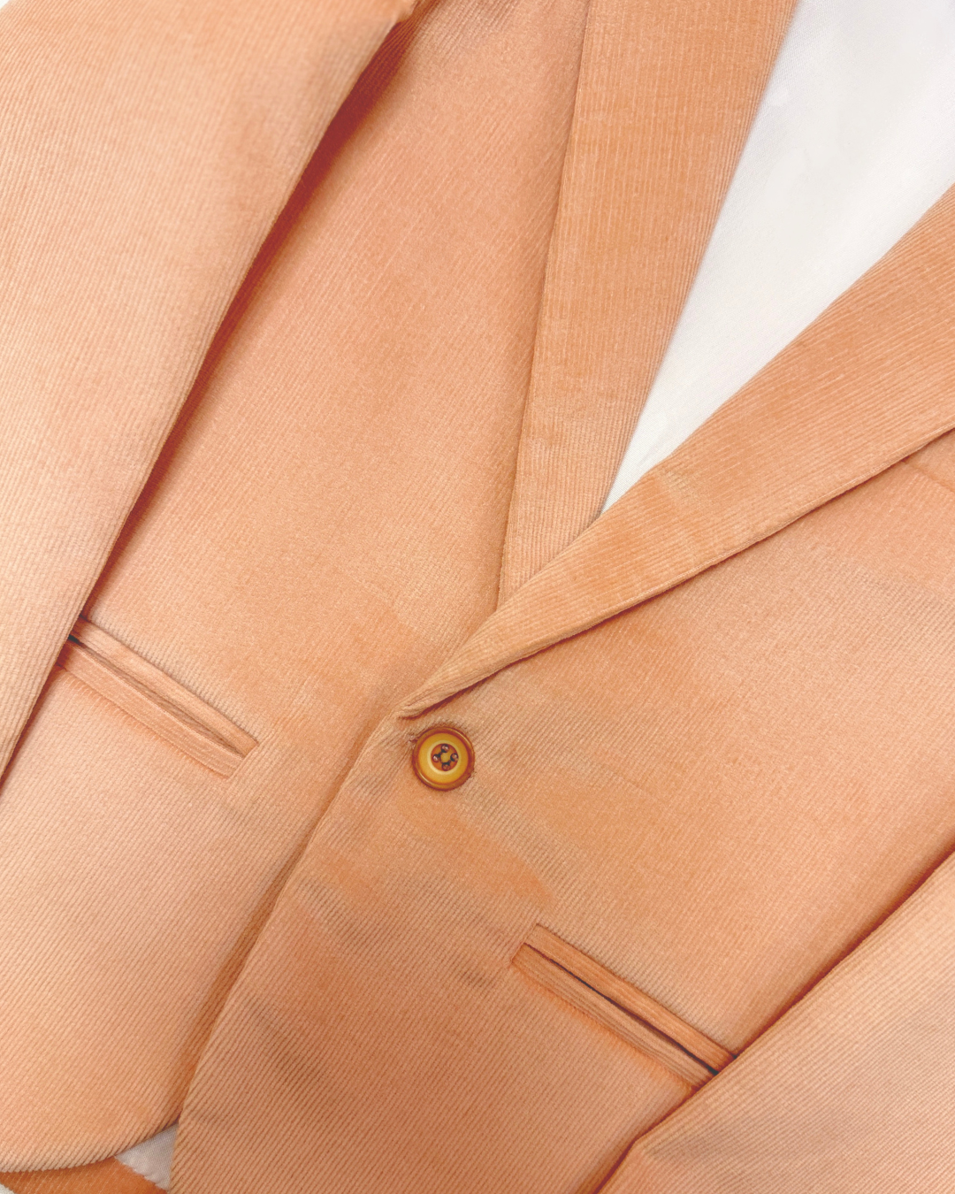 Boys Peach Corduroy Blazer