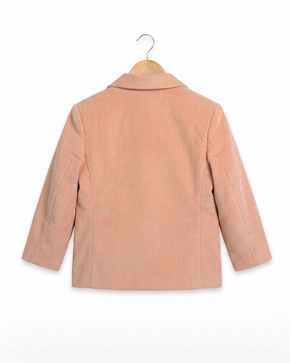 Boys Peach Corduroy Blazer