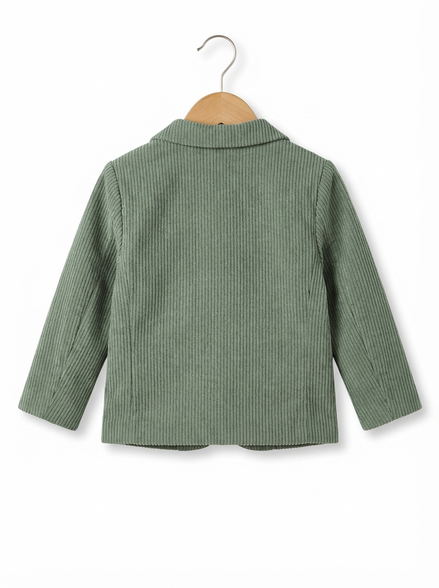 Boys Green Corduroy Blazer