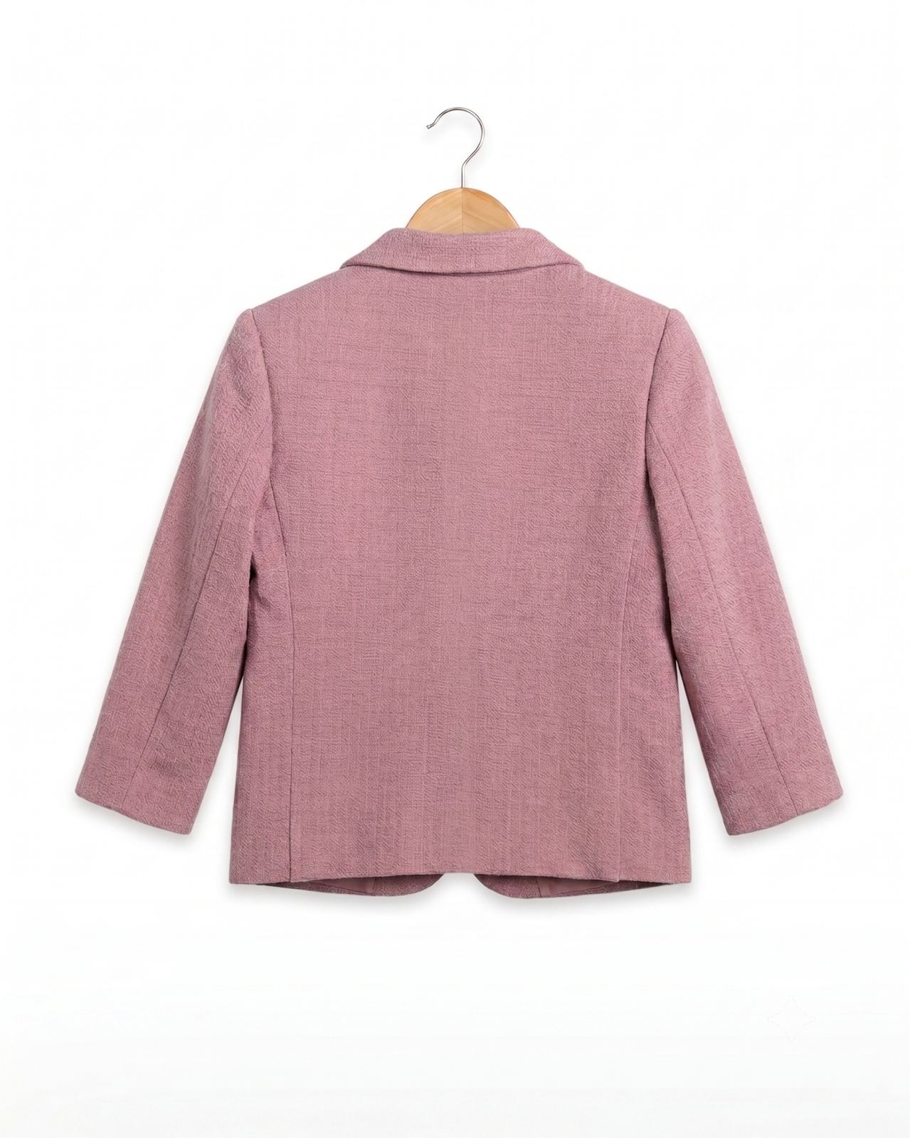 Boys Dusty Rose Textured Blazer