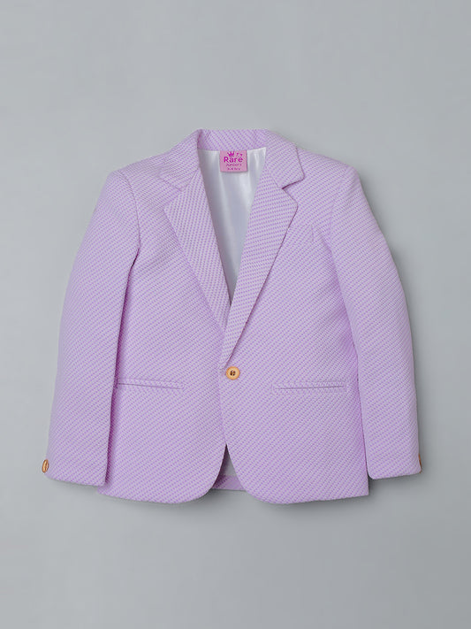 Boys Trendy Lavender Blazer