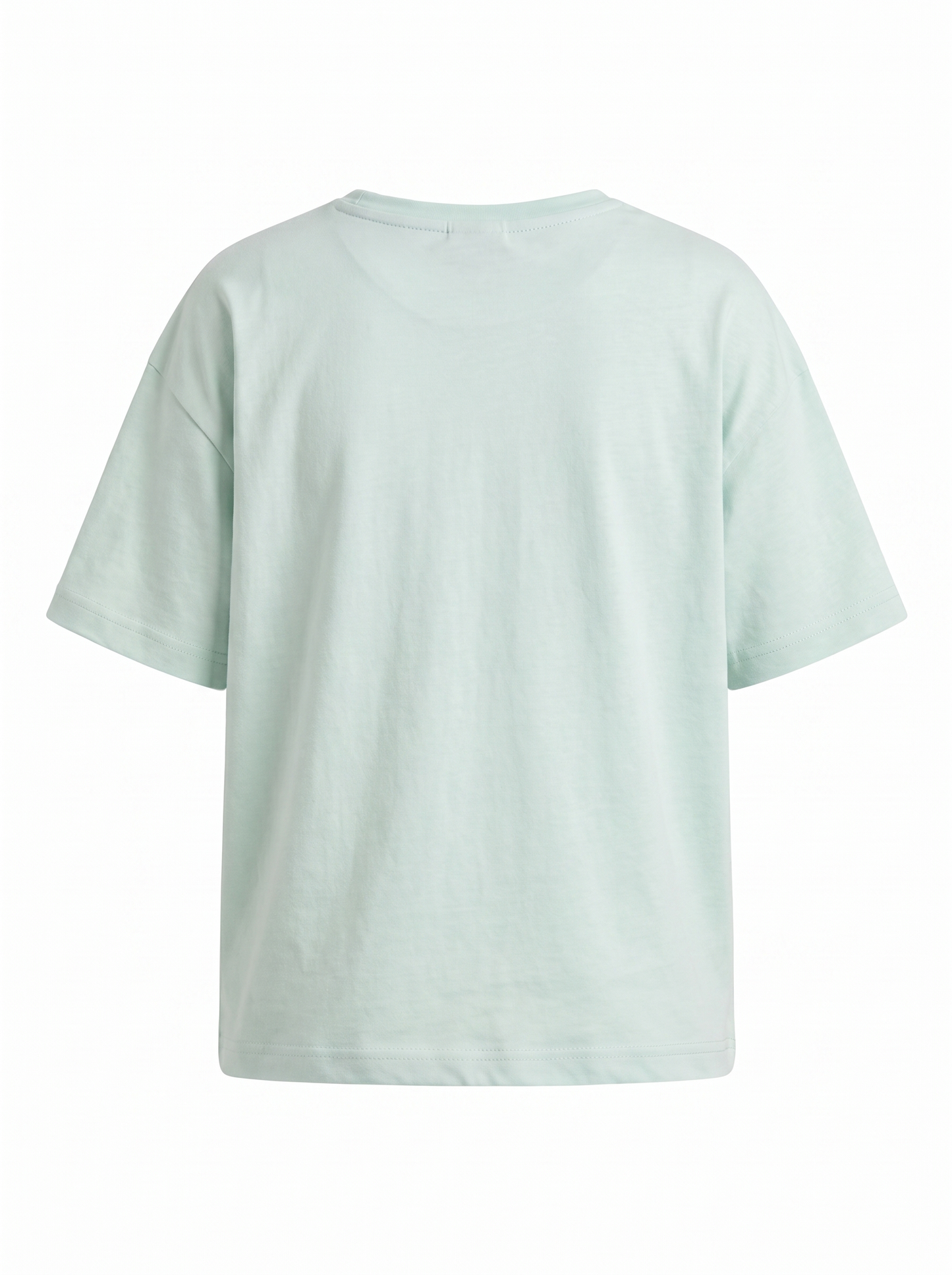 Boys Graphic Printed Drop-Shoulder Cotton T-Shirt - Blue (B)