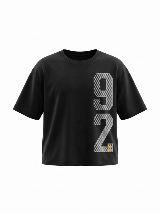 Boys Graphic Printed Drop-Shoulder Cotton T-Shirt - Navy Blue