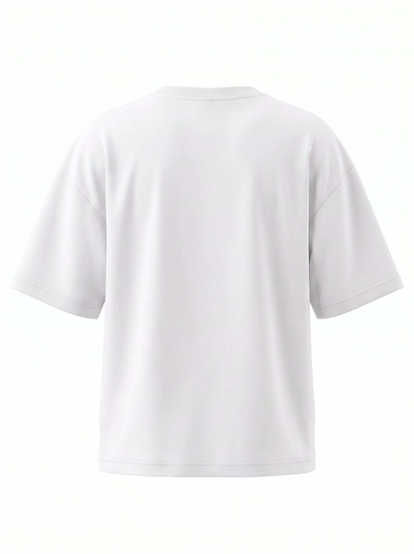 Boys Graphic Printed Drop-Shoulder Cotton T-Shirt - White