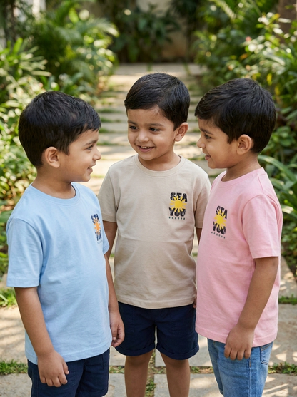 Boys Tee Pack of 3 — Sea You | 3 for ₹999