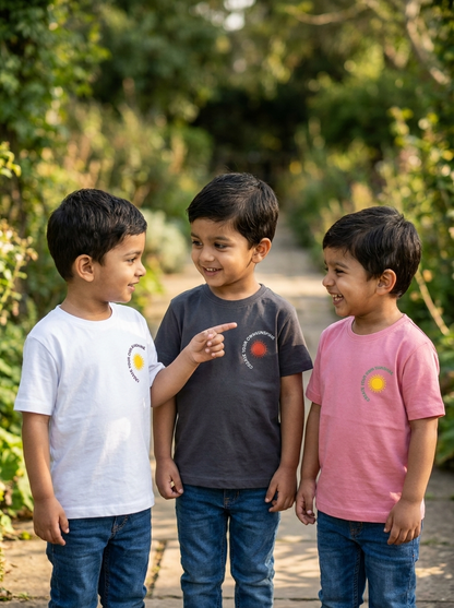 Boys Tee Pack of 3 — Sunshine Set | 3 for ₹999