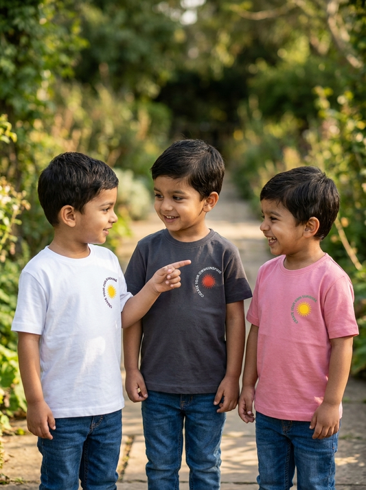 Boys Tee Pack of 3 — Sunshine Set | 3 for ₹999